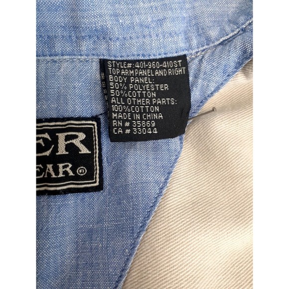 Roper Range Gear Hunting Shooting Khanki RealTree Camo Shirt Mens L w Elk Camp - Picture 9 of 13